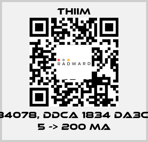 34078, DDCA 1834 DA3C, 5 -> 200 MA Thiim