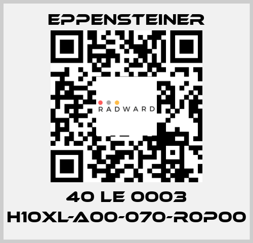 40 LE 0003 H10XL-A00-070-R0P00 Eppensteiner