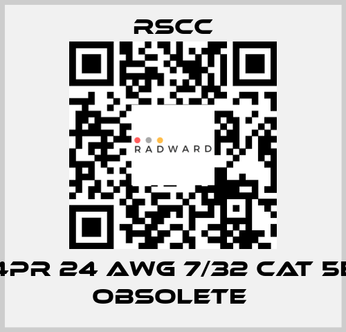 4PR 24 AWG 7/32 CAT 5E obsolete  RSCC