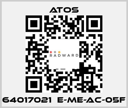 64017021  E-ME-AC-05F Atos