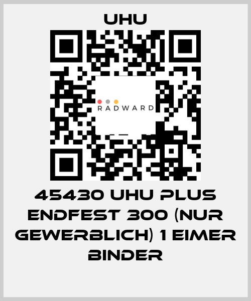 45430 UHU plus endfest 300 (NUR GEWERBLICH) 1 Eimer Binder UHU