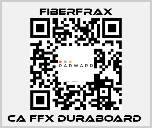 CA FFX DURABOARD  Fiberfrax