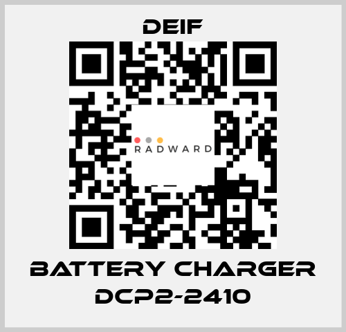 BATTERY CHARGER DCP2-2410 Deif