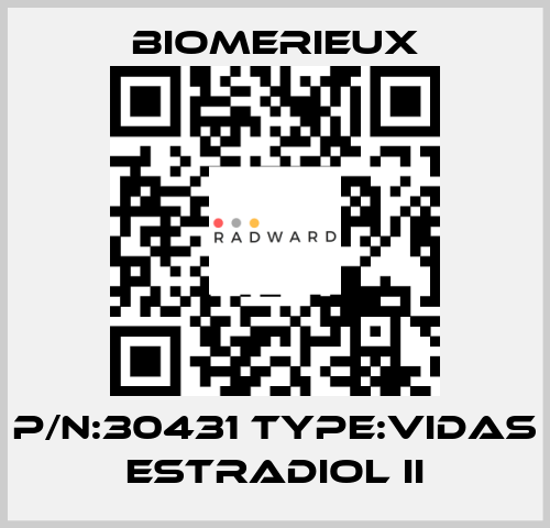 P/N:30431 Type:VIDAS Estradiol II Biomerieux