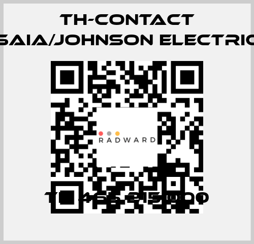 TH 465 215 000 TH-Contact (Saia/Johnson Electric)