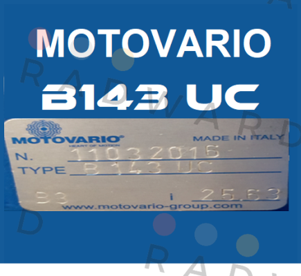 B143UC Motovario