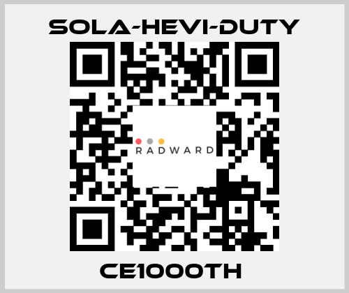 CE1000TH  Sola-Hevi-Duty