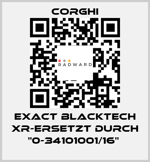 EXACT BLACKTECH XR-Ersetzt durch "0-34101001/16"  Corghi