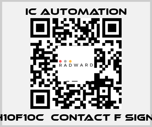 H10F10C  Contact F sign  ic automation