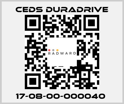 17-08-00-000040  Ceds Duradrive