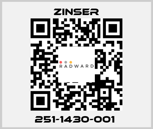 251-1430-001  Zinser