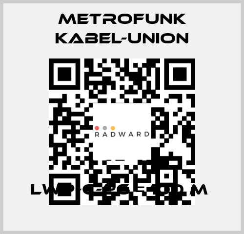 LWP-C-26 = 100 m  METROFUNK KABEL-UNION