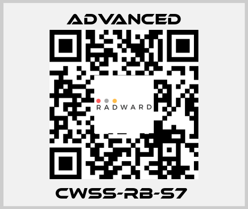 CWSS-RB-S7  Advanced