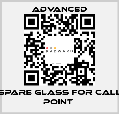 Spare Glass for Call Point  Advanced