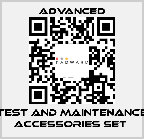 Test and Maintenance Accessories Set  Advanced