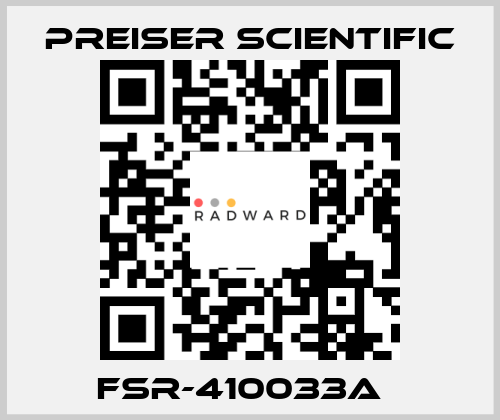 FSR-410033A   Preiser Scientific