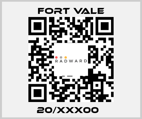 20/XXX00   Fort Vale