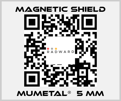 MuMetal®  5 mm Magnetic Shield