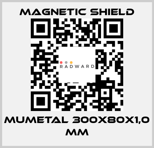 MuMETAL 300x80x1,0 mm Magnetic Shield