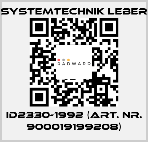 ID2330-1992 (art. nr. 900019199208) Systemtechnik LEBER