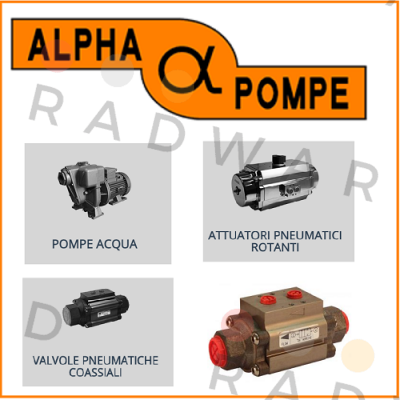 Cover for pump housing for 03RA/GF-T Alpha Pompe