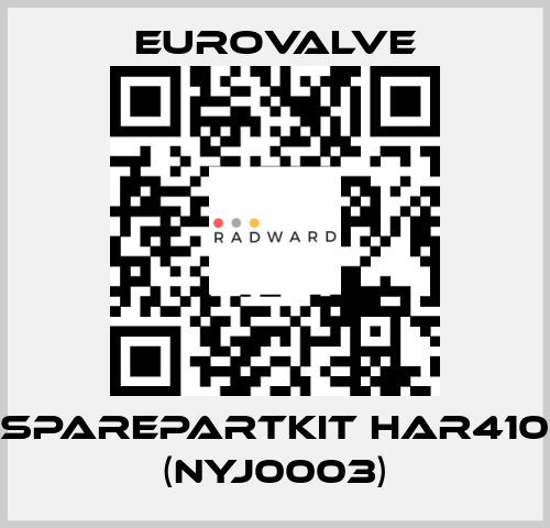 Sparepartkit HAR410 (NYJ0003) Eurovalve