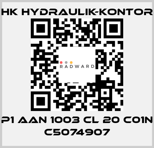 P1 AAN 1003 CL 20 C01N C5074907 HK HYDRAULIK-KONTOR