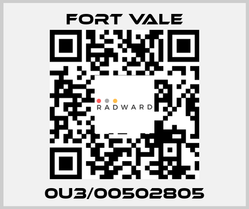 0U3/00502805 Fort Vale