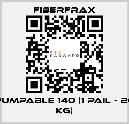 PUMPABLE 140 (1 pail - 20 kg) Fiberfrax