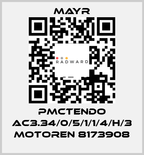 PMCTENDO AC3.34/0/5/1/1/4/H/3 MOTOREN 8173908 Mayr