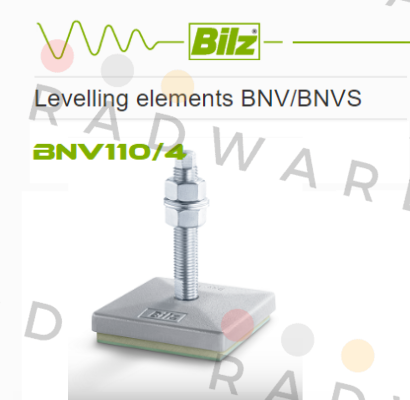 P/N: 08-0004, Type: BNV110/4# Bilz Vibration Technology