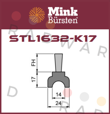 STL1632-K17 Mink Bürsten