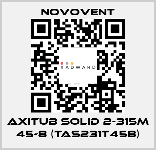 AXITUB SOLID 2-315M 45-8 (TAS231T458) Novovent