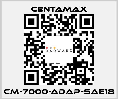 CM-7000-ADAP-SAE18 CENTAMAX