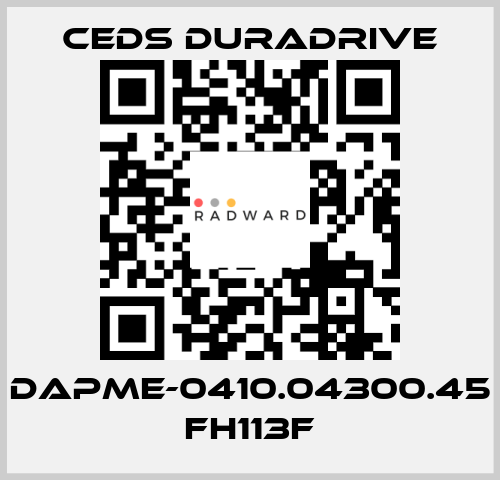 DAPME-0410.04300.45 FH113F Ceds Duradrive