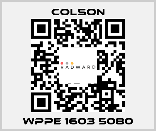 WPPE 1603 5080 Colson