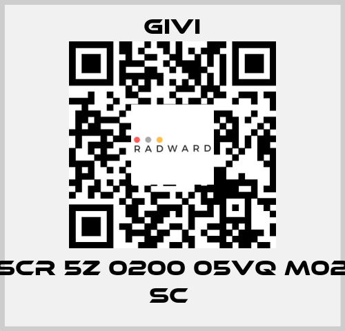 SCR 5Z 0200 05VQ M02 SC  Givi