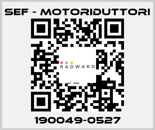 190049-0527 SEF - MOTORIDUTTORI