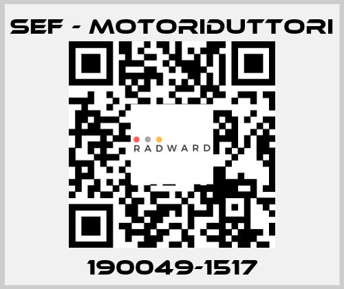 190049-1517 SEF - MOTORIDUTTORI