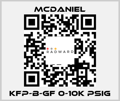 KFP-B-GF 0-10K PSIg McDANIEL