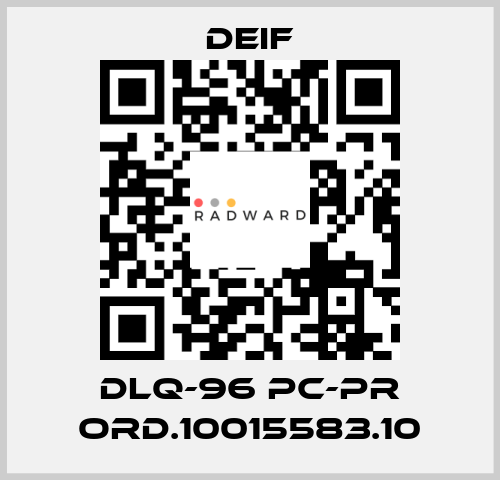 DLQ-96 pc-PR ord.10015583.10 Deif