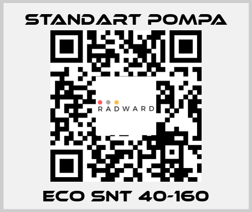 ECO SNT 40-160 STANDART POMPA