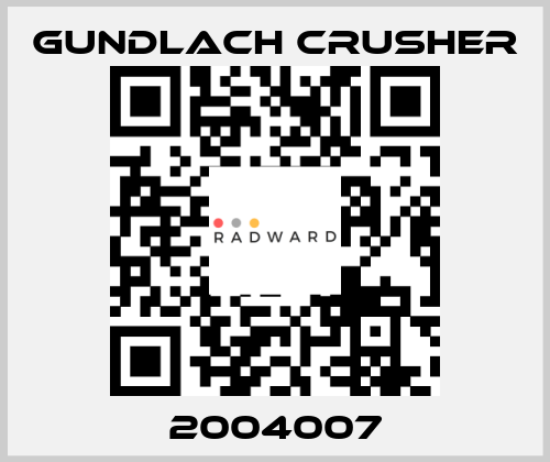 2004007 Gundlach Crusher