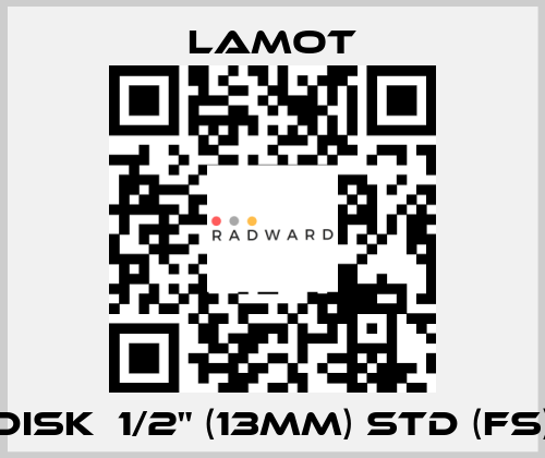 Disk  1/2" (13MM) STD (FS) Lamot