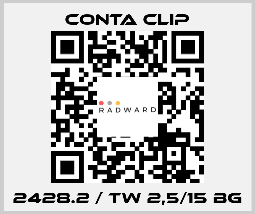 2428.2 / TW 2,5/15 BG Conta Clip