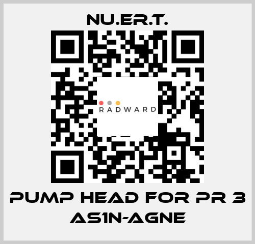 pump head for PR 3 AS1N-AGNE NU.ER.T.