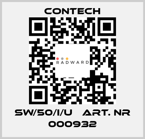 SW/50/I/U   Art. nr 000932 Contech