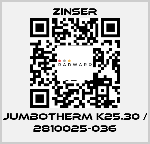 JUMBOTHERM K25.30 / 2810025-036 Zinser