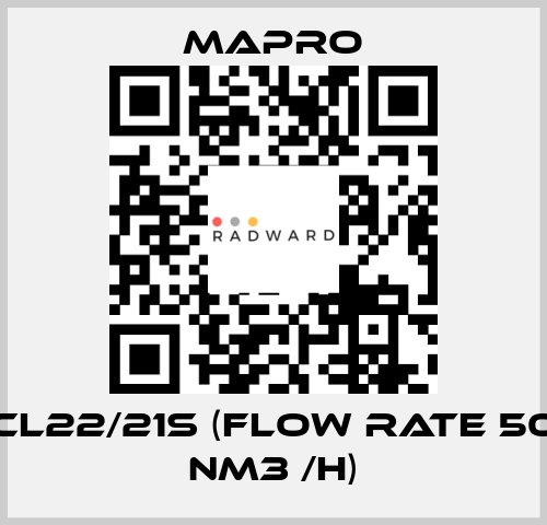 CL22/21S (flow rate 50 Nm3 /h) Mapro