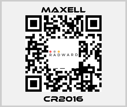 CR2016 MAXELL